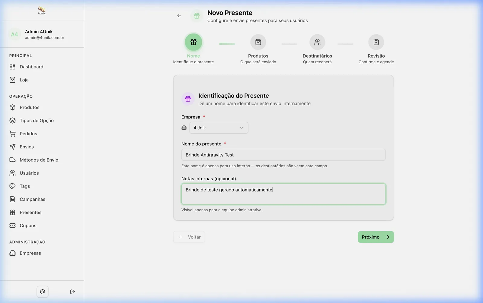Controle de Carteiras — Saldos e distribuição de pontos