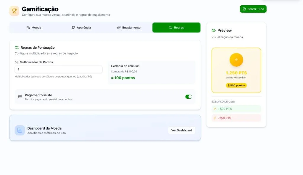 Regras de pontuação por conclusão de curso na plataforma 4Unik